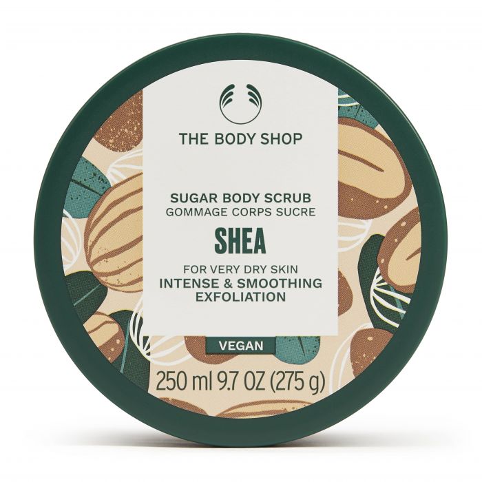 The Body Shop tělový peeling pro velmi suchou pokožku Shea 250 ml