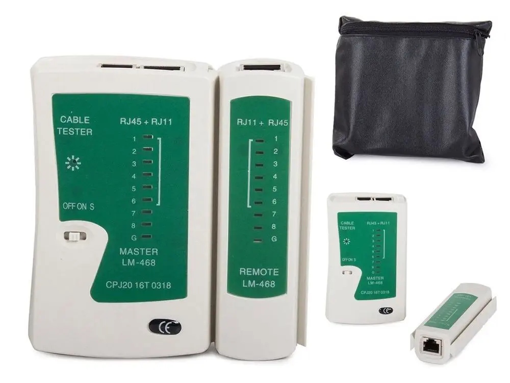 ТЕСТЕР СЕТЕВОГО КАБЕЛЯ RJ45 RJ11