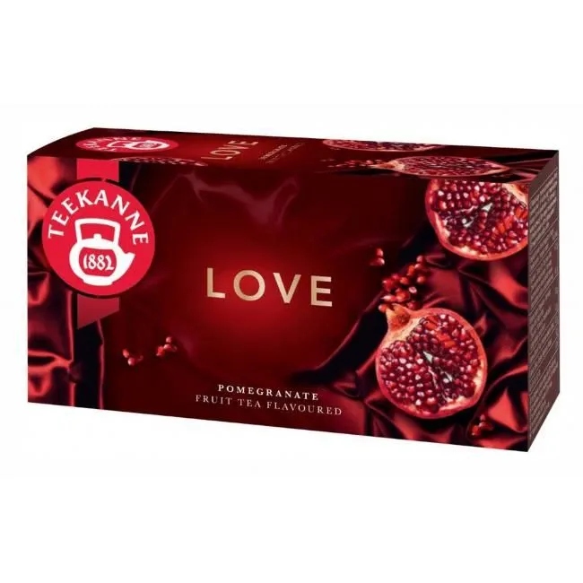 Levně 9 x Teekanne, Čaj Love Pomegranate, 20 sáčků