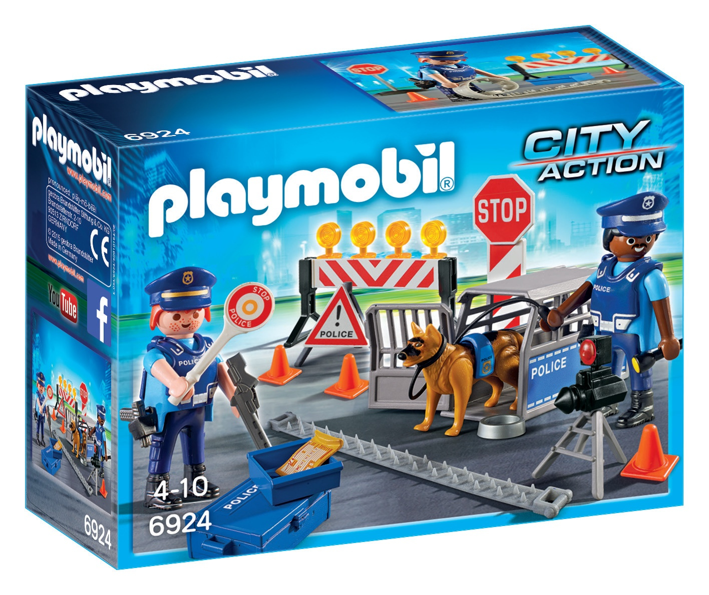 Playmobil City Action 6924 Blokada policyjna