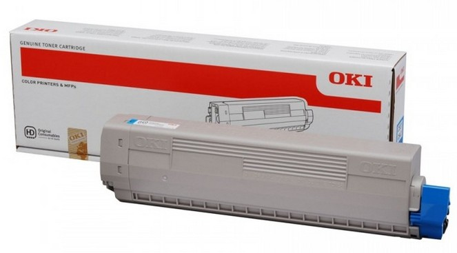 Toner Oki 44059255 modrý (cyan)