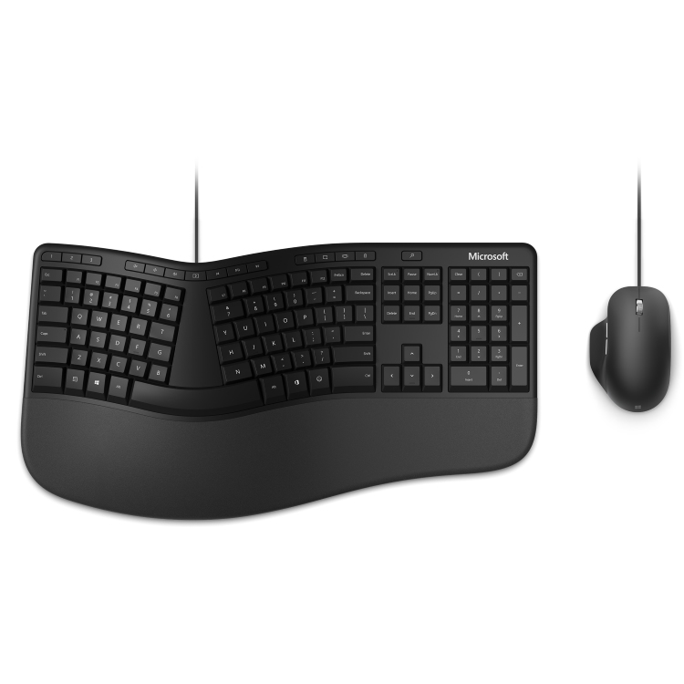 Drátová sada Microsoft Ergonomic Desktop Qwerty Pl