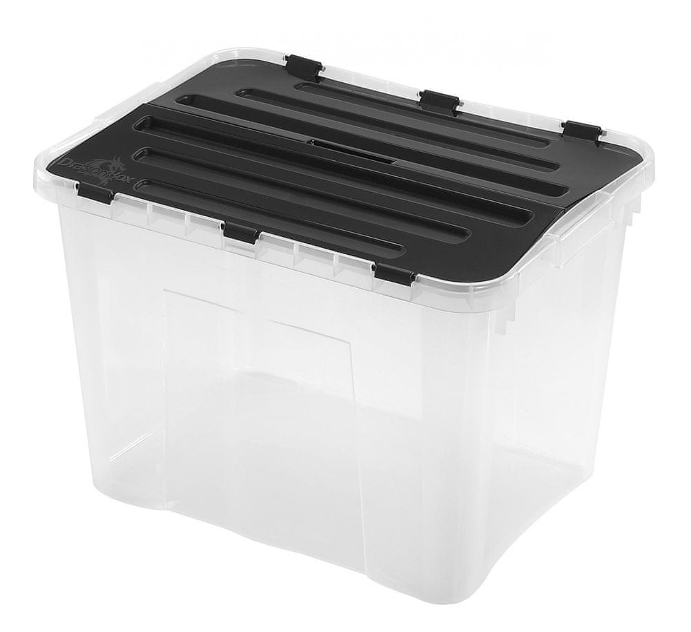 

Plastikowe Pudełko Pojemnik Z Pokrywą 42L Skrzynia