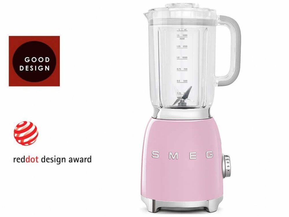 Блендер Smeg BLF01PGEU 800W Pink Ємність блендера 1,5 л