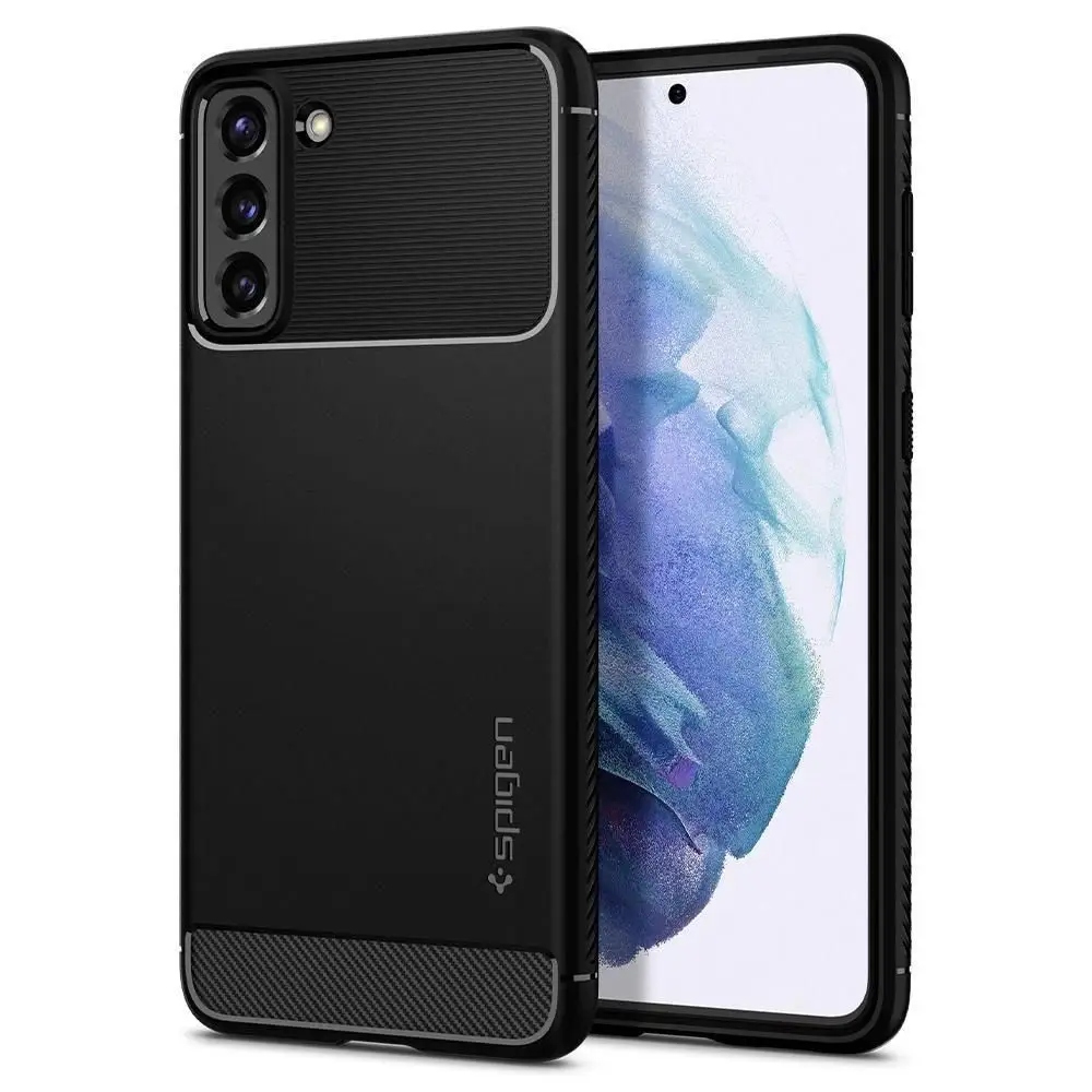 Etui Spigen na Samsung Galaxy S21 Plus czarne