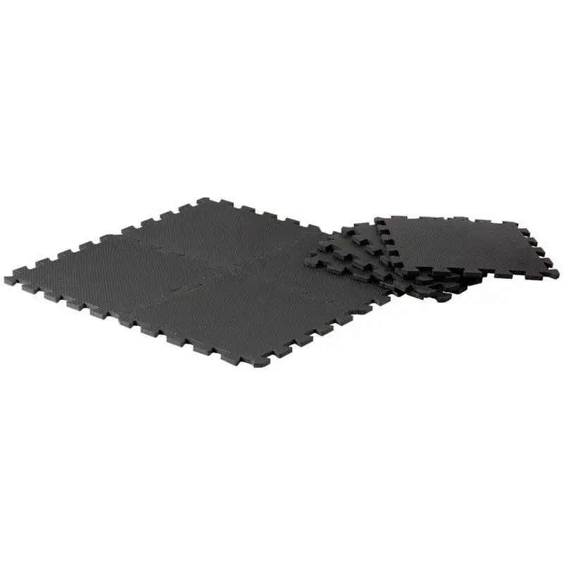 Mata Puzzle pod Sprzęt Fitness 8 sztuk 30x30x0,9CM Czarna Pure 2 Improve