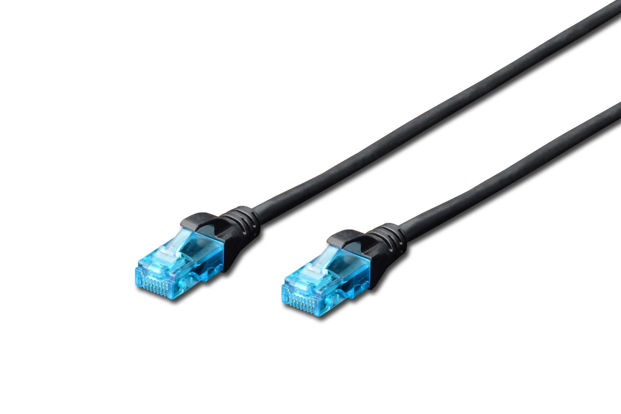 Digitus Patch cord U/utp kat.5e Pvc 10m Czarny