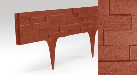 PALISADA obrzeże ogrodowe terakota 79 cm STONEPALISADE — 9