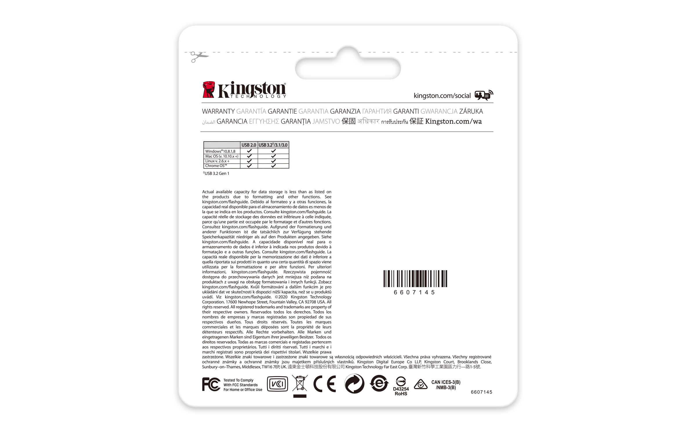 Kingston 64GB USB-C 3.2 Gen 1 DataTraveler 70 — 10