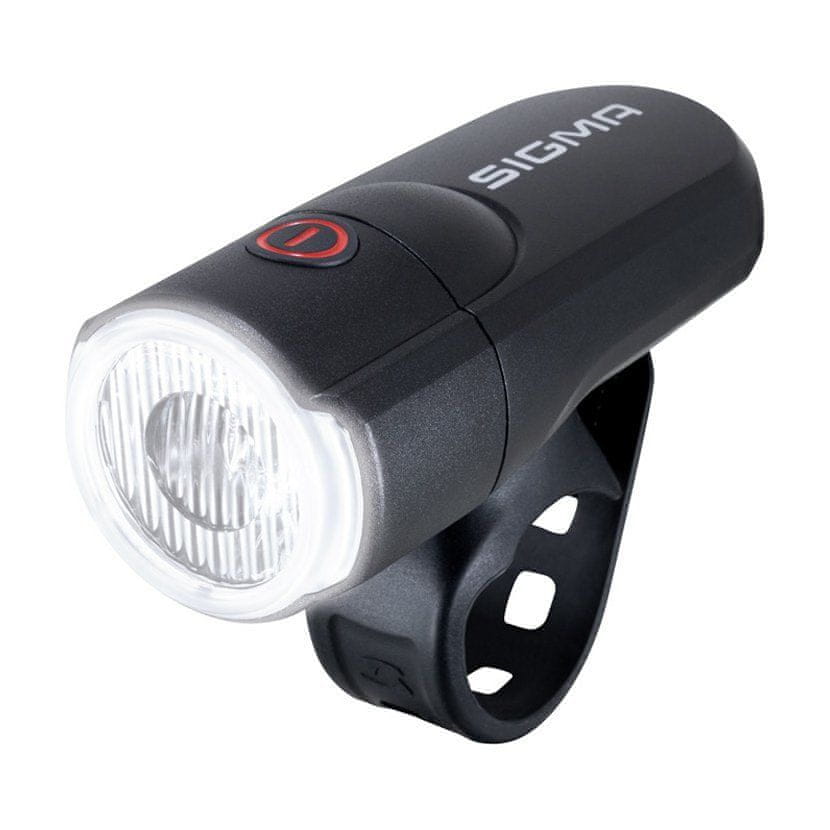 Přední světlo na kolo Sigma Aura 30 lux baterie