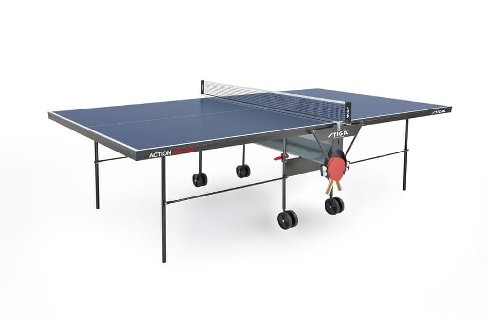 TENNIS TABLE ACTION ROLLER IN BLUE