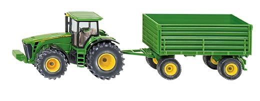 SIKU Farmer - traktor John Deere s vlekem, 1:50