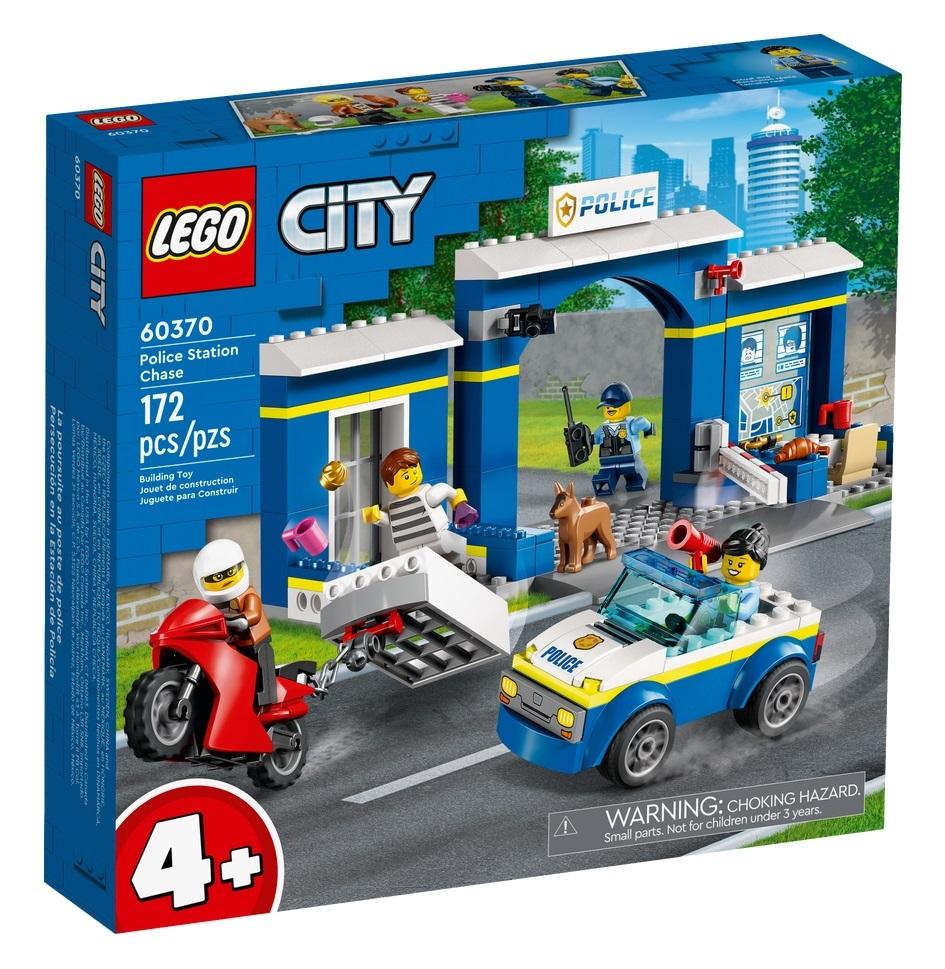 Lego City 60370 Policejní stanice – pronásledování