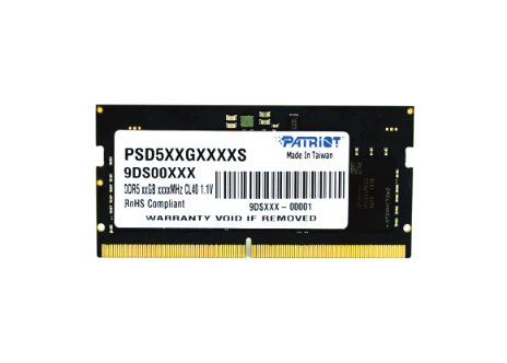 Pamäť Ram Patriot Memory 8 Gb DDR5 4800 MHz So-dimm
