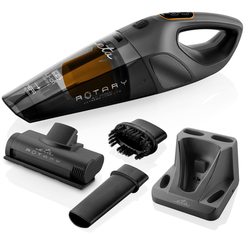 Akumulátorový vysávač Eta Rotary 18 V 24