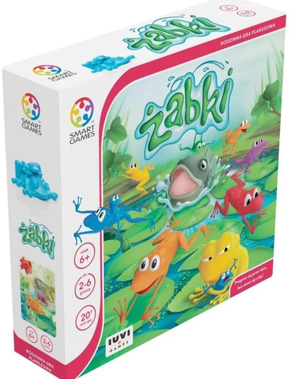 Smart Games 0393 Żabki gra logiczna planszowa dla 1 osoby