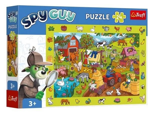 PUZZLE 24 OBSERWACYJNE SPY GUY FARMA 15589