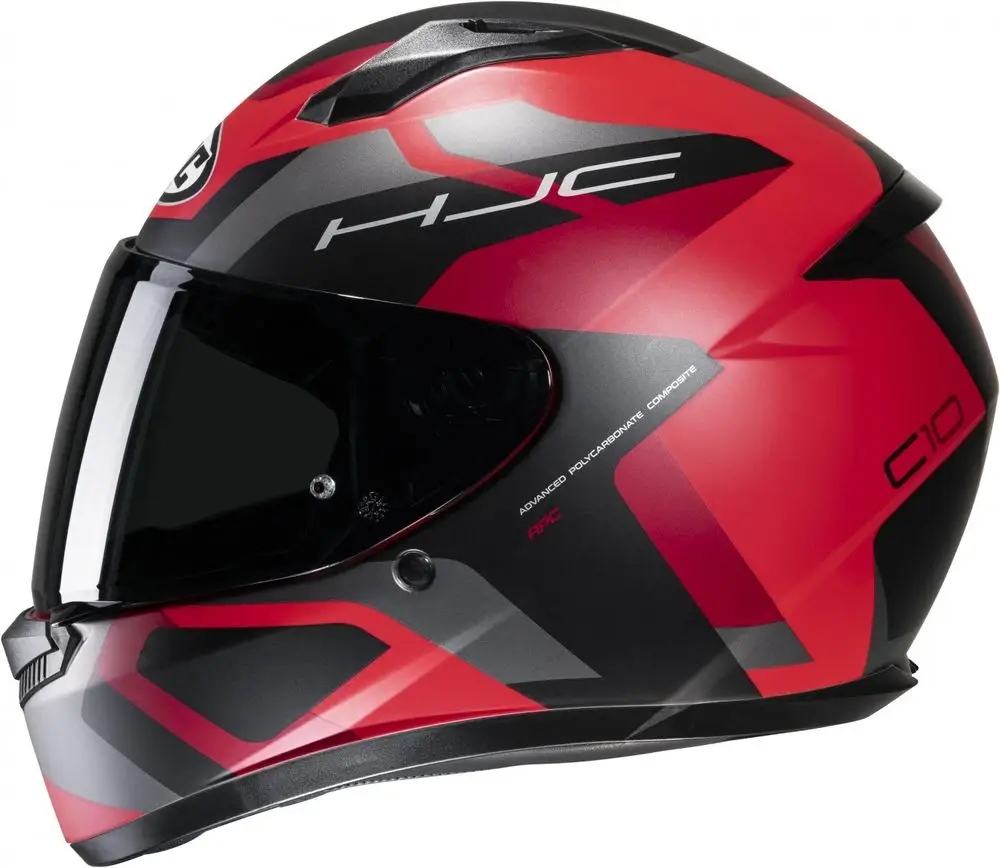 KASK HJC C10 TINS BLACK/RED XS Typ Integralne / Pełne