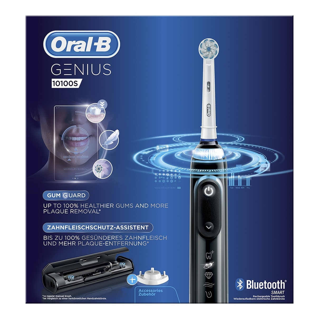 Oral-B Elektryczna szczoteczka do zębów Genius 10100S Black