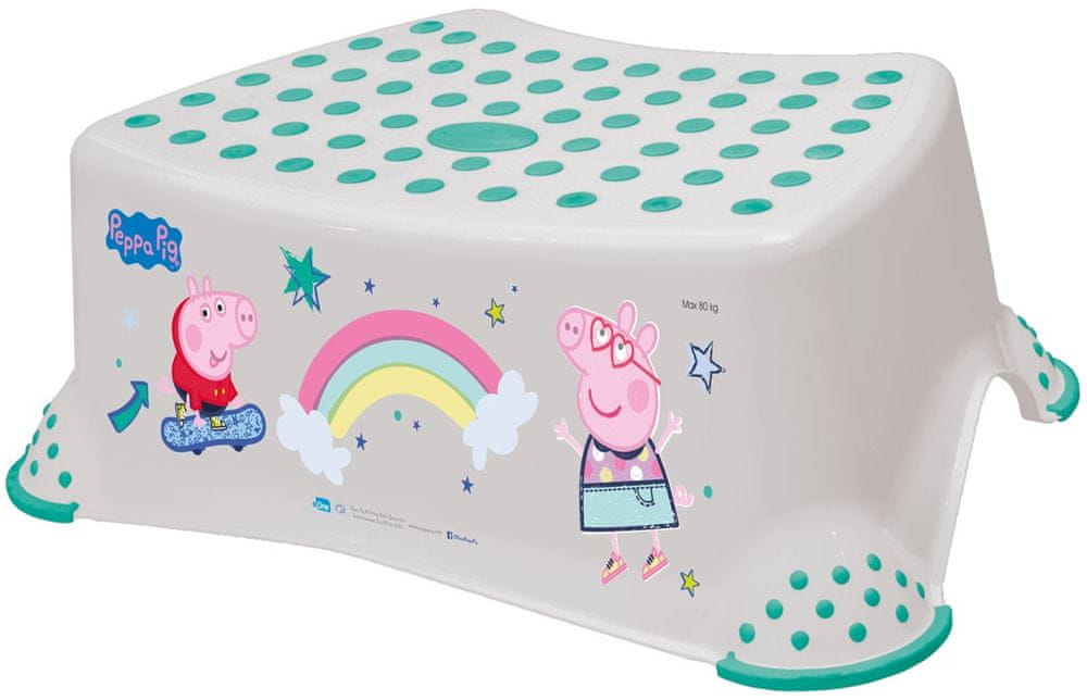 KEEEPER PODEST DZIECIĘCY ŁAZIENKOWY ŚWINKA PEPPA ANTYPOŚLIZGOWY PODNÓŻEK