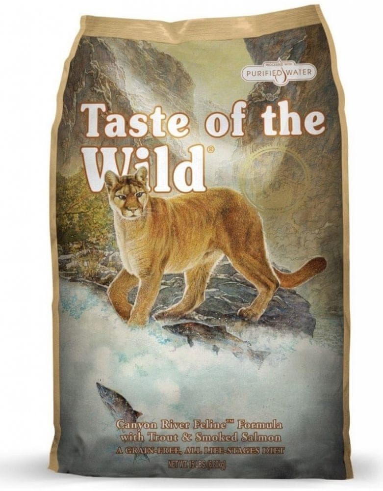Levně Taste of the Wild Canyon River krmivo pro kočky 2kg