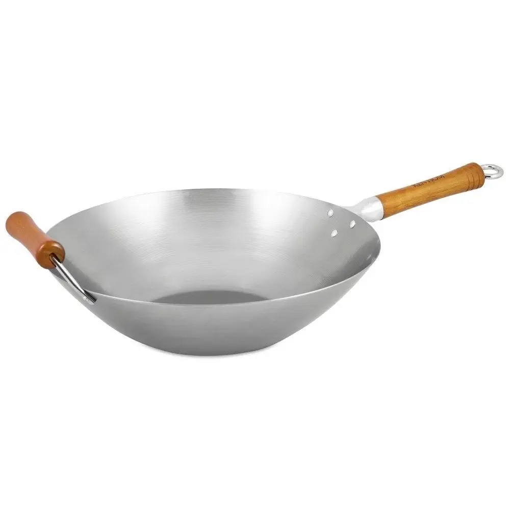 Wok Ken Hom ze stali węglowej na indukcję 36 cm seria Excellence Średnica 36 cm