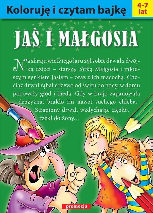 

Koloruję i czytam bajkę Jaś i Małgosia