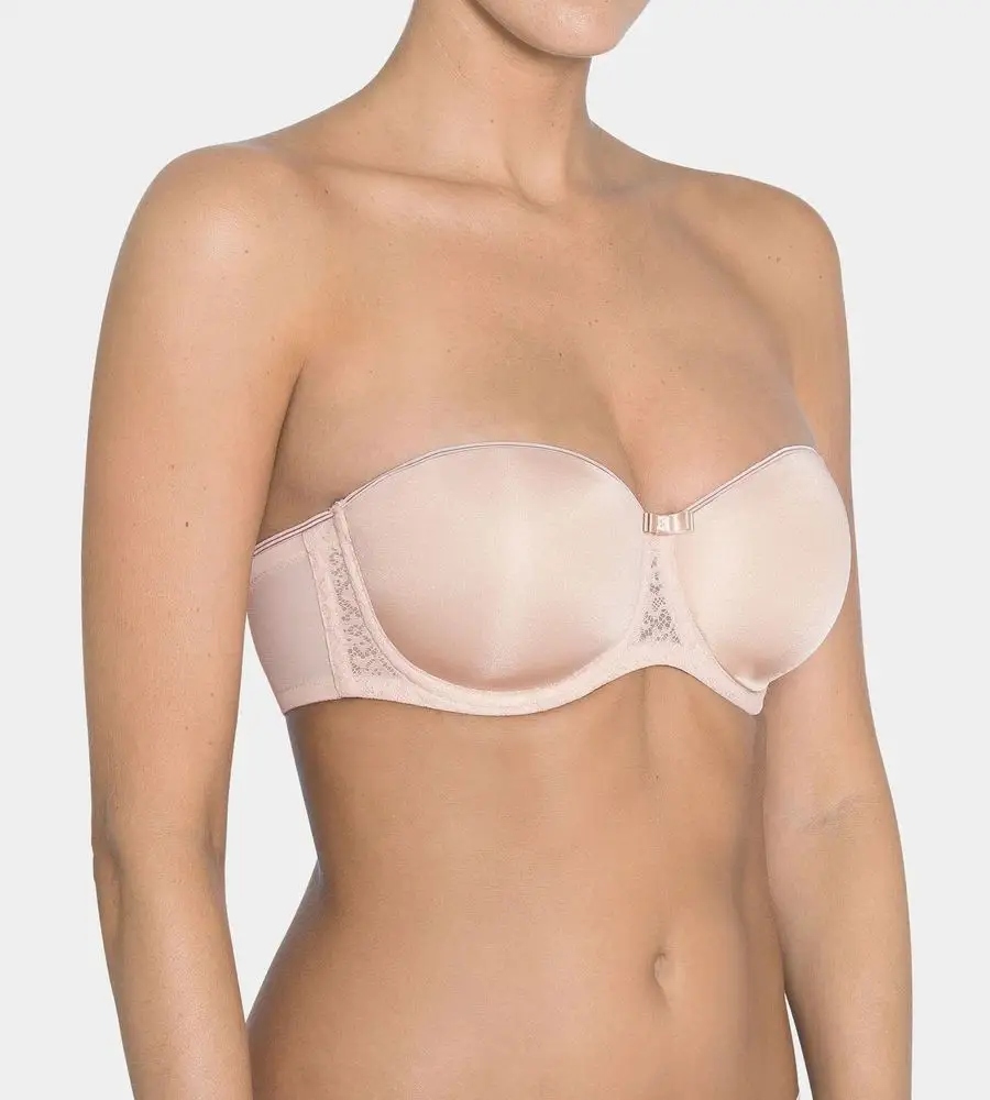 Triumph podprsenka bardotka, balkonetka béžová Wdp velikost 90D