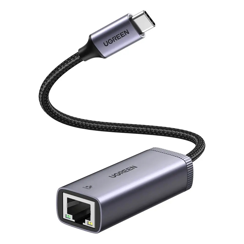 Ugreen Síťový adaptér Ethernet Usb-c na RJ45 s Led