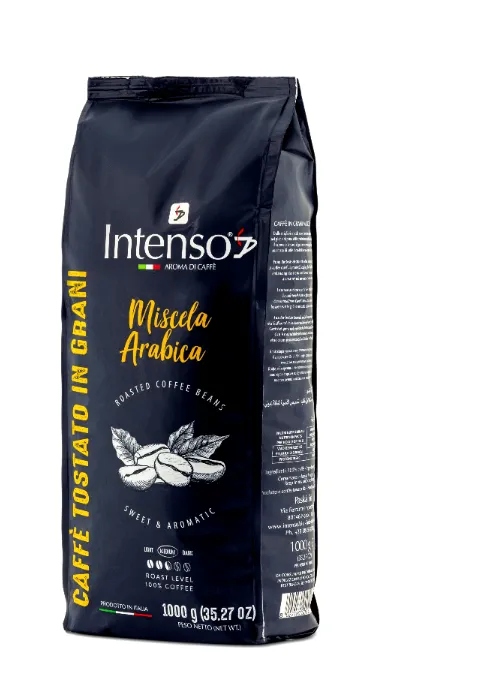 Levně Káva zrnková Arabica Intenso 1000 g