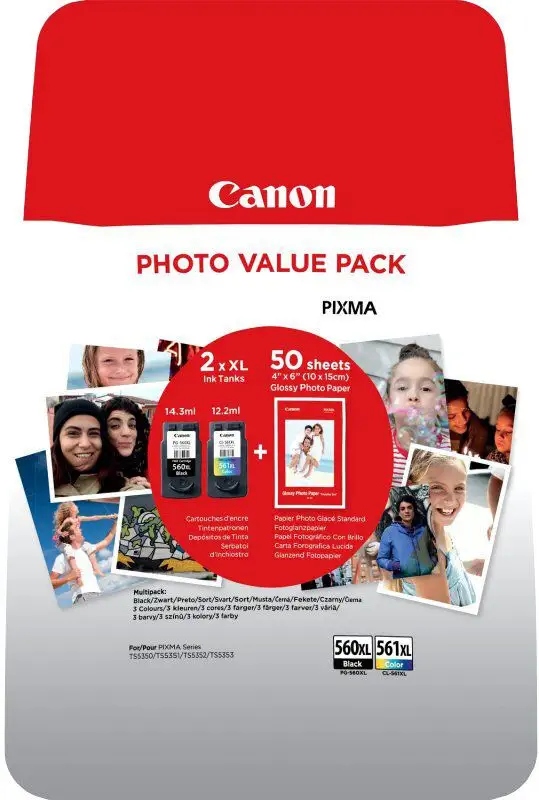 Atrament Canon PG-560XL multi fotopapier čierny