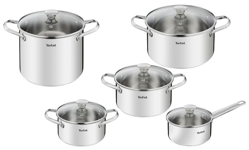 Sada hrncov Tefal CookEat B921SA55, 10 kusov
