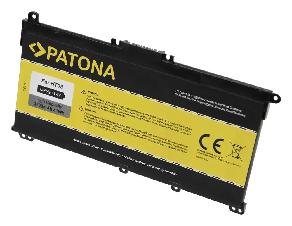 Batéria do notebookov Hp , Compaq , lítium-polymérová, 3600 mAh Patona