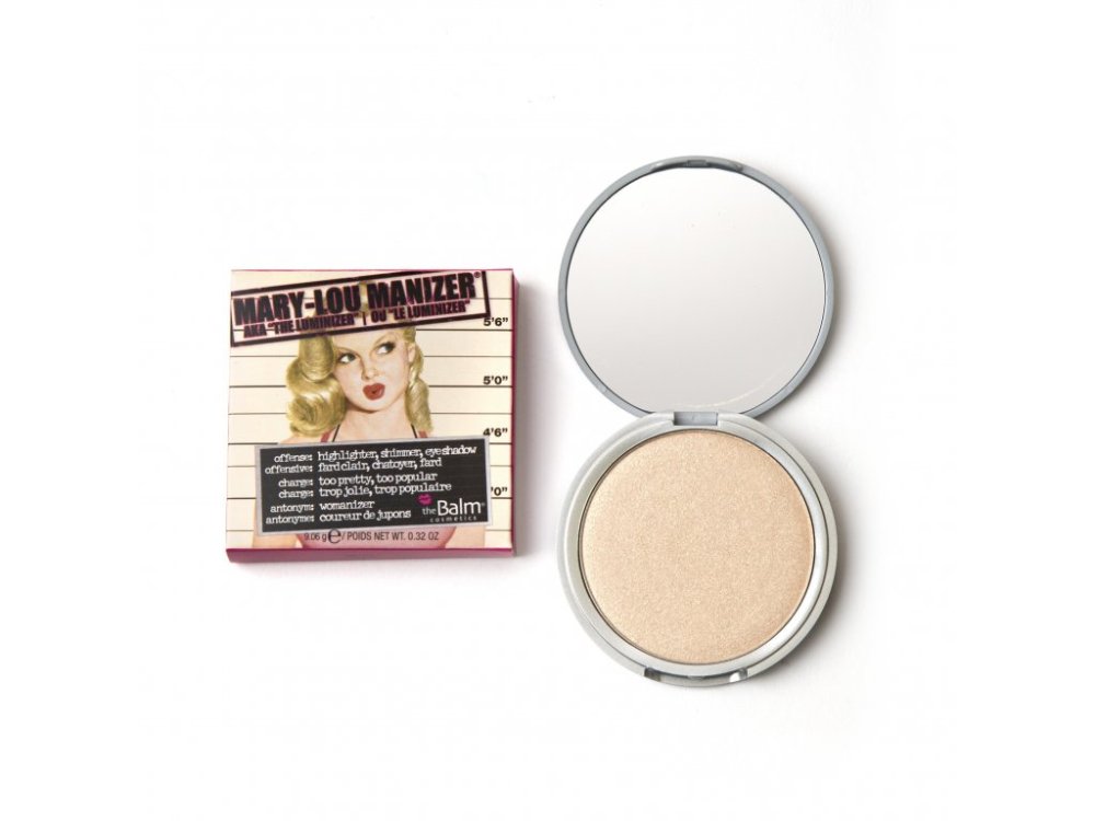Puder prasowany the Balm Mary Lou Manizer złoty 8,5 g