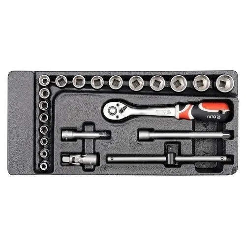 Wkład Do Szuflady Zestaw Kluczy Nasadowych 3/8" Yato YT-5542 22 el