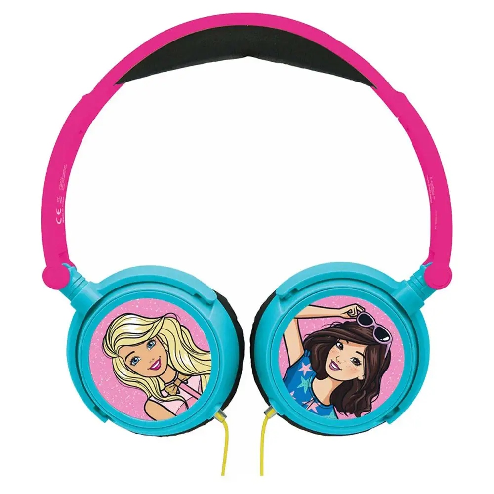 Składane słuchawki przewodowe stereo Barbie z głośnością bezpieczną