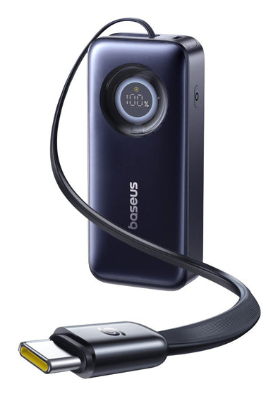 Powerbank Baseus EnerCore CR11 20000mAh 67W Wbudowany kabel Usb-c Czarny