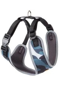 Levně Ferplast Postroj Nikita Fashion M šedo-modrý Fp 1 Ks