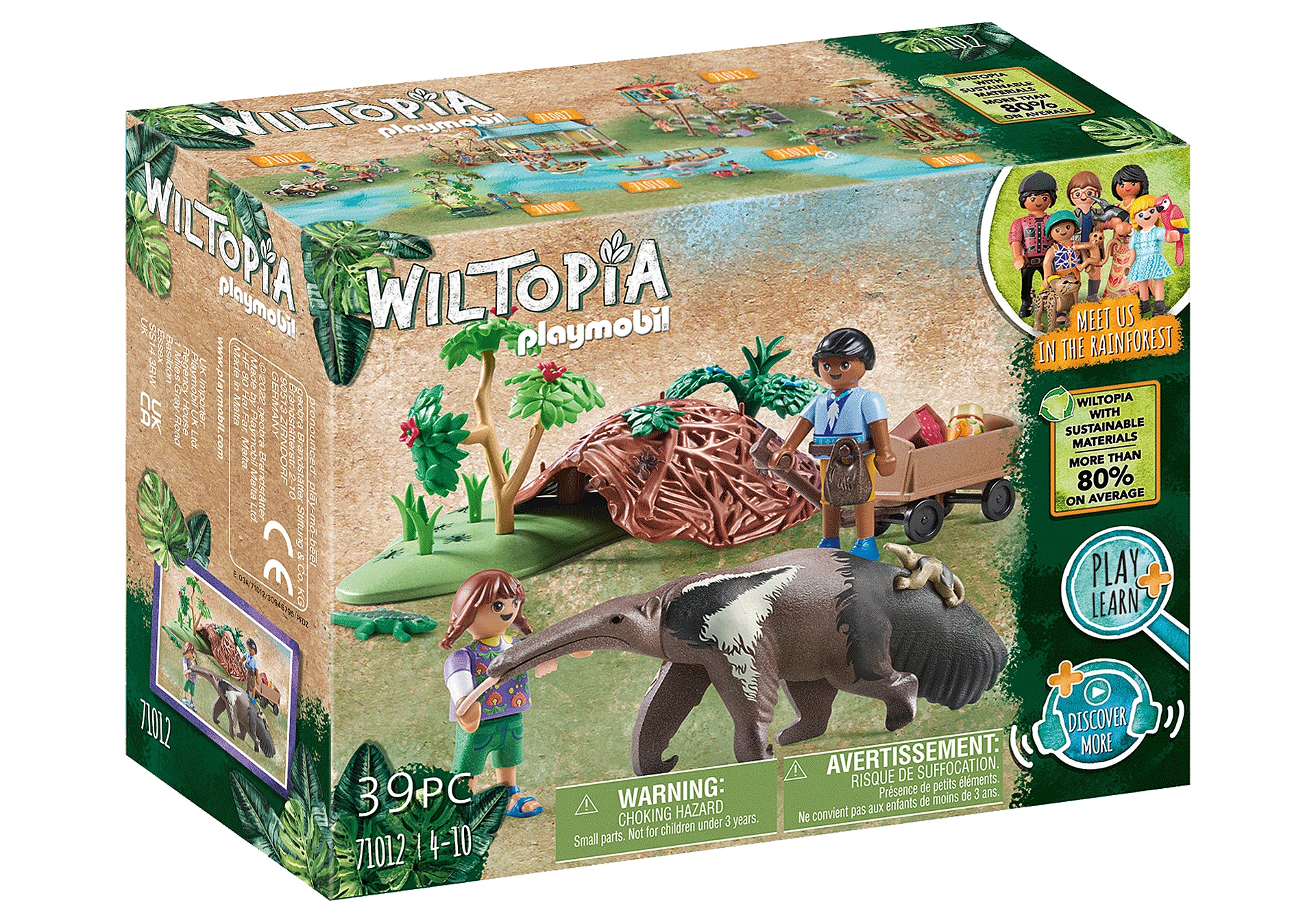PLAYMOBIL 71012 - Wiltopia - Opieka nad mrówkojadem