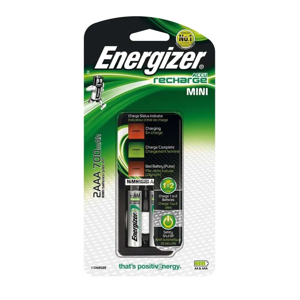 Energizer Mini Charger Prąd przemienny Aa,aaa
