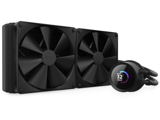 Nzxt vodní chladič Kraken 280 2x140mm fan 4-pin Pwm LCD disp. 6 let