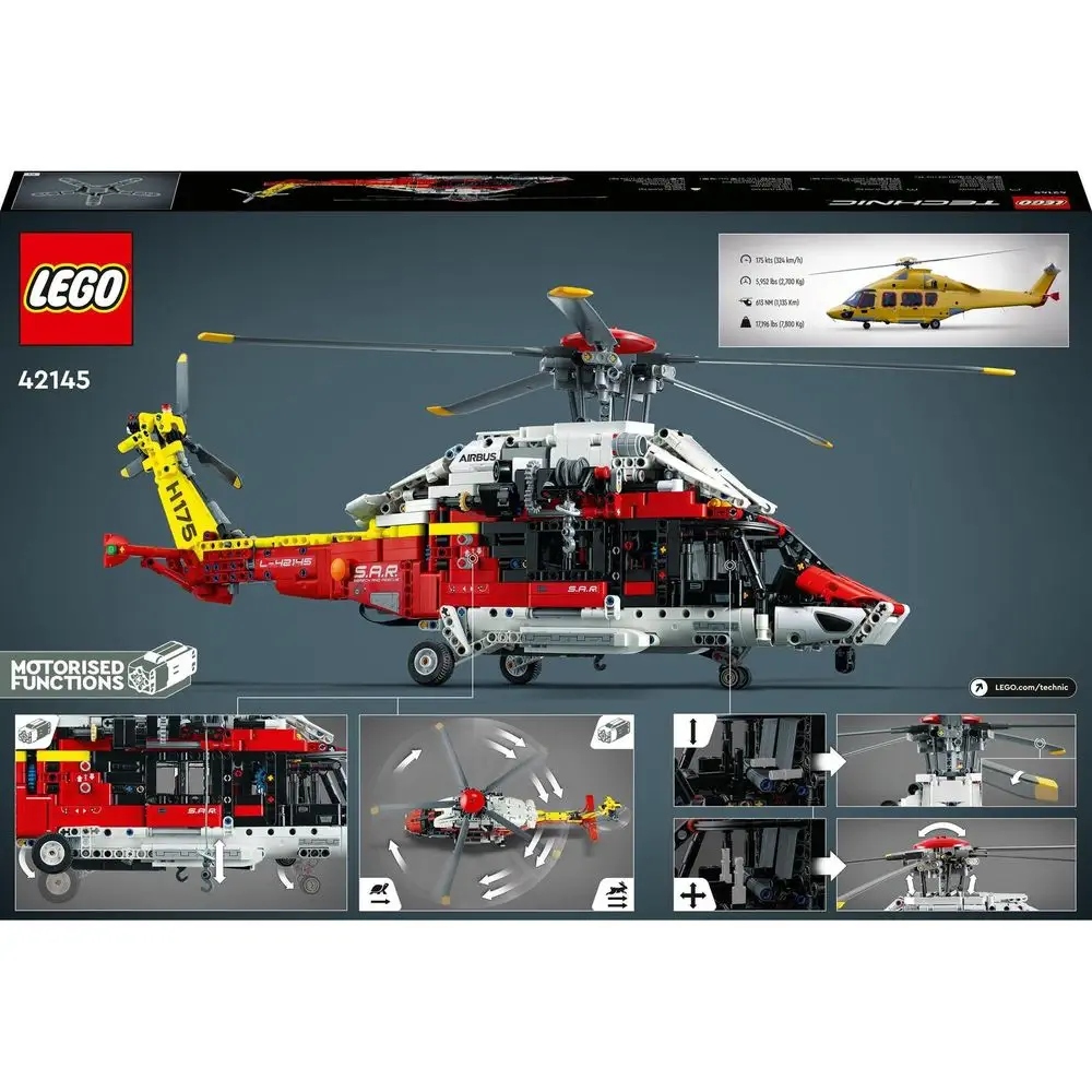 LEGO Technic Helikopter ratunkowy Airbus H175 42145 Marka LEGO