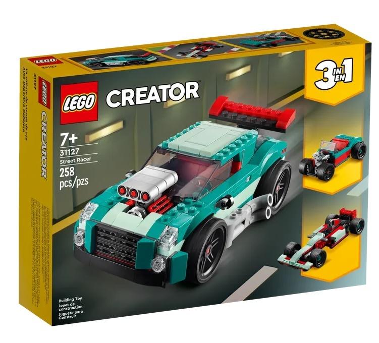 LEGO CREATOR 31127 AUTO SPORTOWE WYŚCIGOWE 3W1 Płeć chłopcy dziewczynki