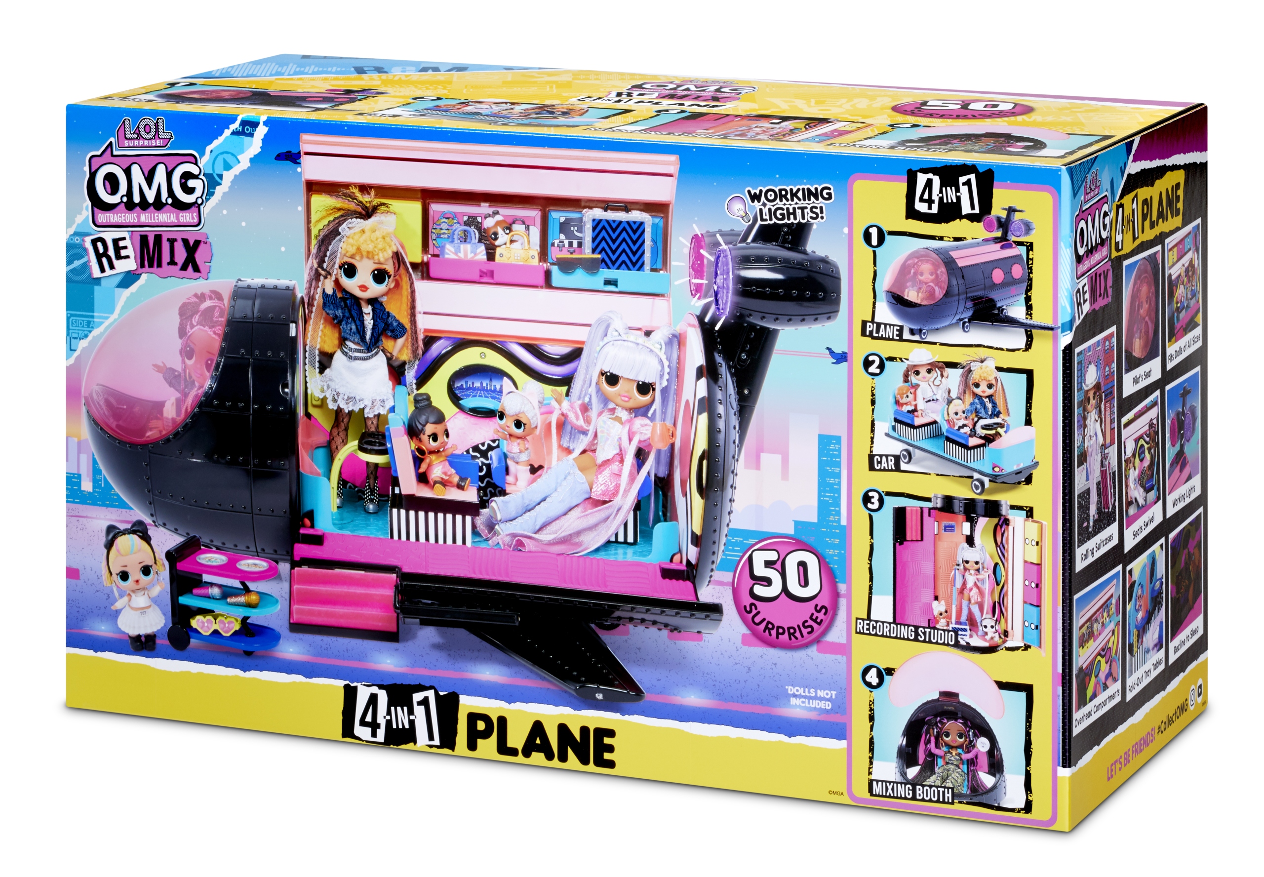 

Lalka L.o.l. Surprise O.m.g. Samolot 4w1 O.m.g.