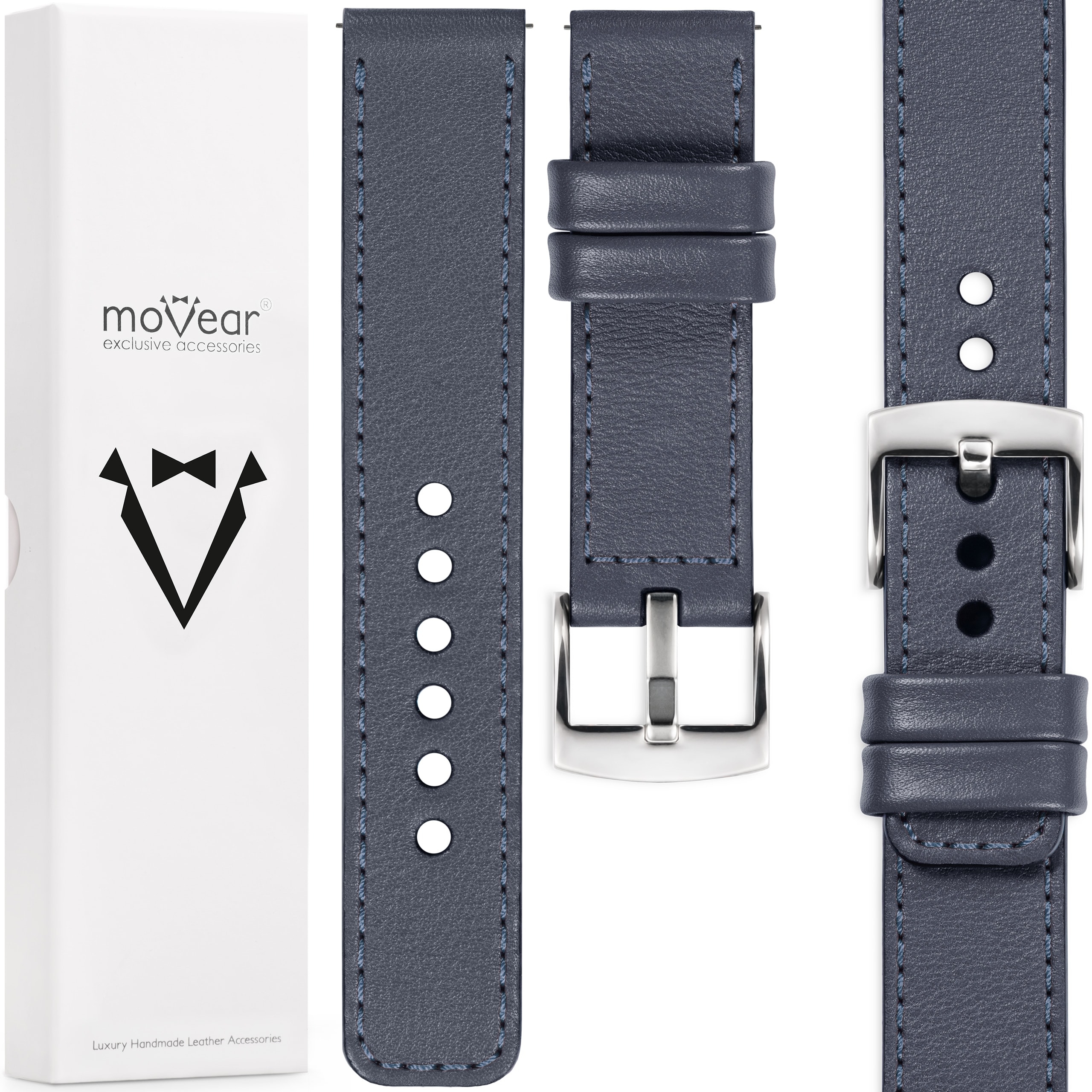 Kožený opasek 18 mm exkluzivní pro elegantní hodinky Italská kůže