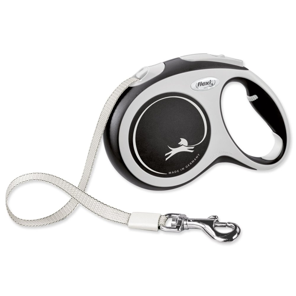 Levně Vodítko Flexi New Comfort L páska 5 m černá