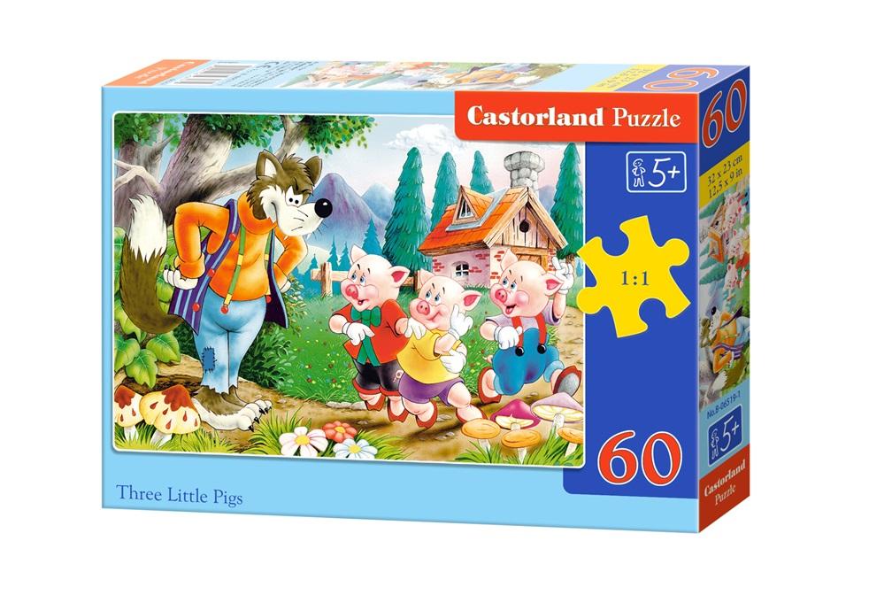 Puzzle Castorland 60 elementów Puzzle Three Little Pigs 60