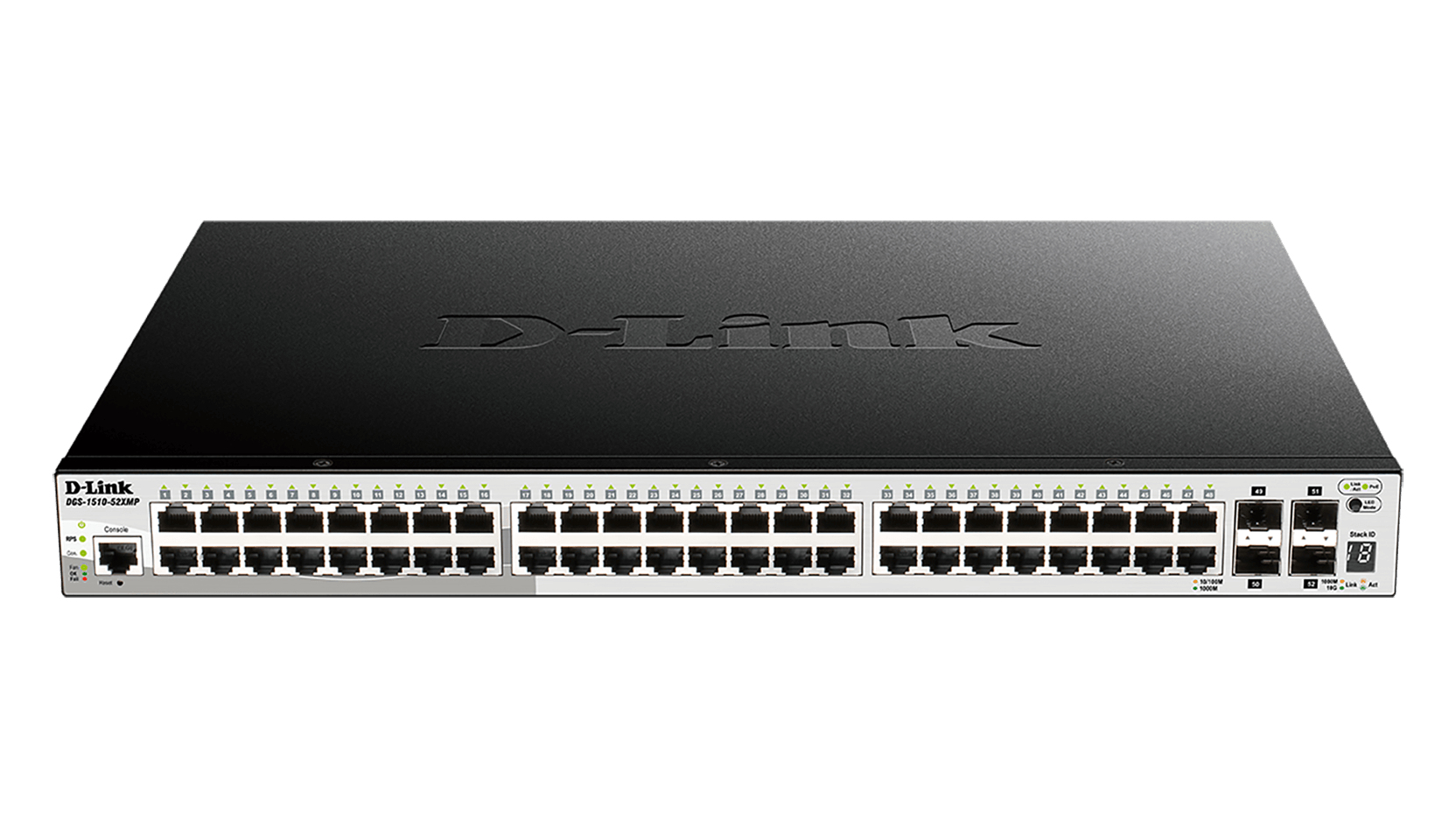 D-LINK 20-Port Gigabit Stackable SmartPro Switch including 2 SFP ports and 2 x 10G SFP+ ports — 3