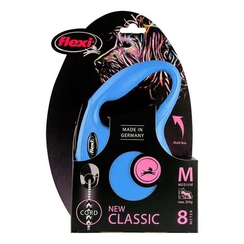 FLEXI New Classic S Smycz 8m Niebieska Dla Psów Do 12kg — miniatura 10