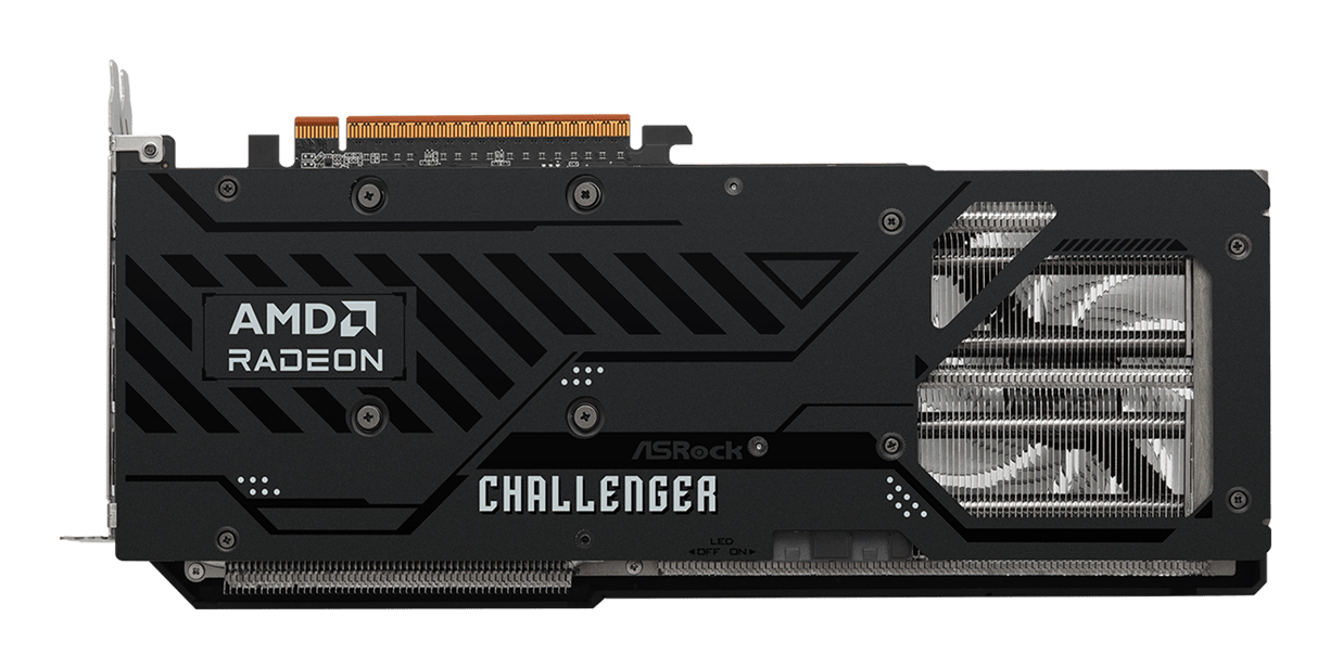 ASROCK AMD Radeon RX 9070 XT Challenger 16GB GDDR6 256-bit HDMI 3x DP — 16